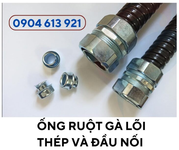 Ống ruột gà lõi thép bọc nhựa D16 D20 D25 Đà Nẵng, HCM, Hà Nội