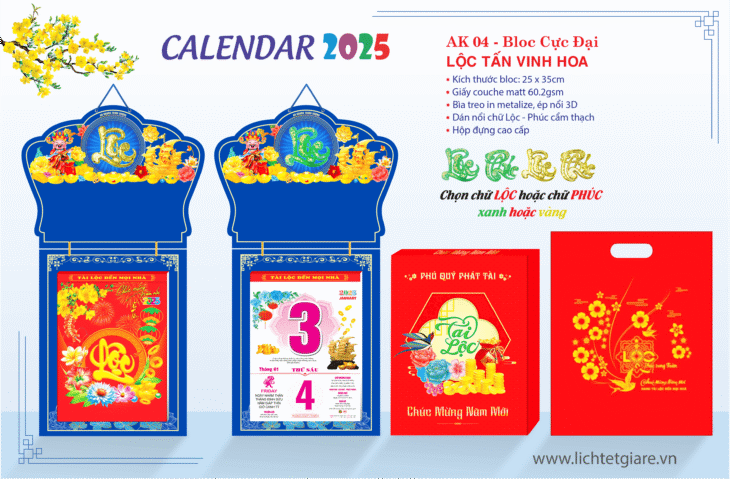 Thiết Kế Và Sản Xuất Lịch Độc Quyền Tại Tân Bình: Đẳng Cấp Trong Từng Chi Tiết