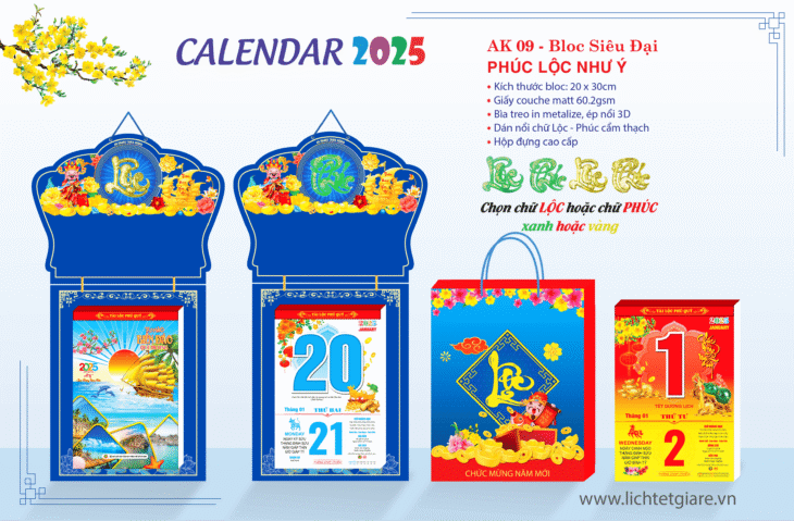 Giải Pháp In Lịch Tết 2025 Tối Ưu Cho Doanh Nghiệp Tại Kon Tum