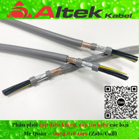 Cáp điều khiển 8 lõi rvv, rvvp của Altek Kabel Cáp điều khiển 8 lõi rvv, rvvp của Altek Kabel