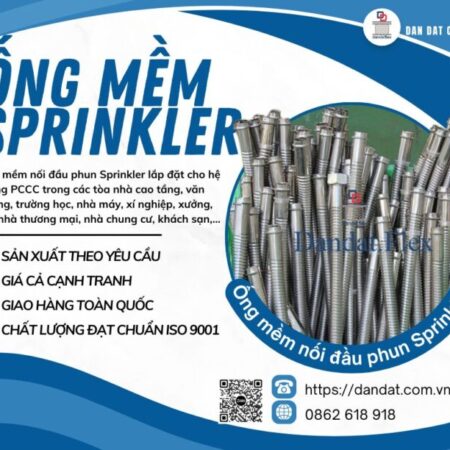 Ống Mềm Sprinkler, Khớp nối mềm PCCC – Giải Pháp Linh Hoạt Cho Hệ Thống Phòng Cháy Chữa Cháy