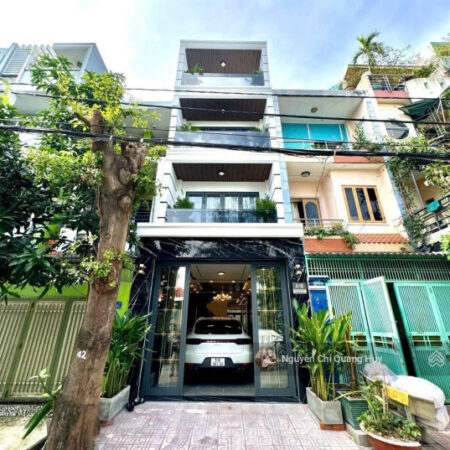 Đẳng Cấp KDC Quận 7,Nhà phố sát PMH – Vị trí ngay công viên – gara xe hơi DT 4m x 20m, 4 Tầng Mới XD