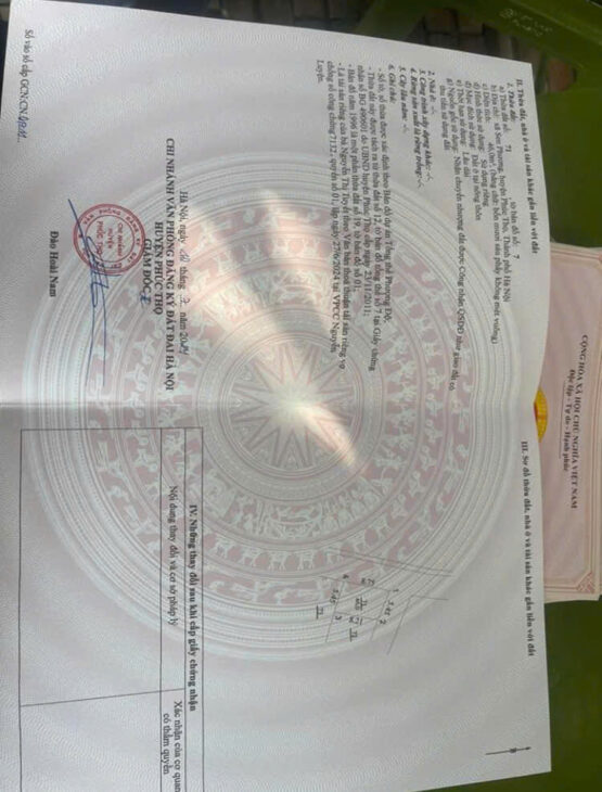 ĐẤT CHÍNH CHỦ – GIÁ TỐT – Vị Trí Đẹp Tại Xã Sen Phương, Huyện Phúc Thọ, Thành phố Hà Nội