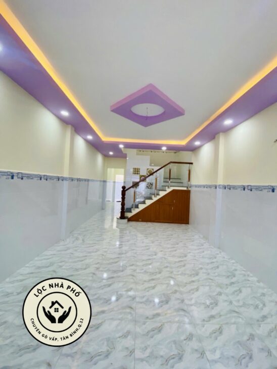 BÁN NHÀ SHR QUANG TRUNG, P14,GÒ VẤP, 5X15M, HẺM XE HƠI, GIÁ 5.X TỶ