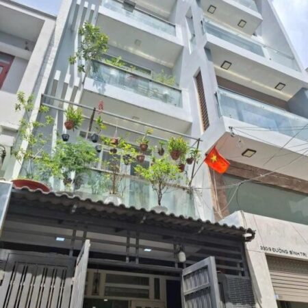 Nhà Sát Mặt Tiền Lê Văn Quới – Bình Tân – 4 Tầng Đẹp. Nhỉnh 5 Tỷ.