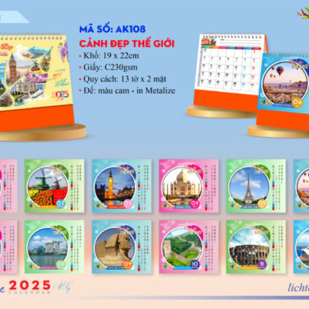 Dịch Vụ In Lịch Để Bàn Tại Đồng Tháp: Thiết Kế Theo Yêu Cầu