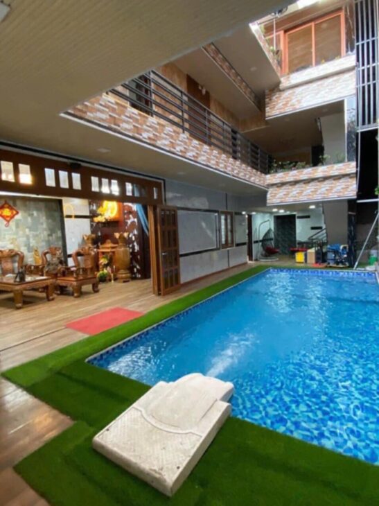 Bán biệt thự hướng Tây DT 13x17m 1 hầm 3 lầu, hồ bơi, đường số 34A khu dân cư Tên Lửa, Bình Trị