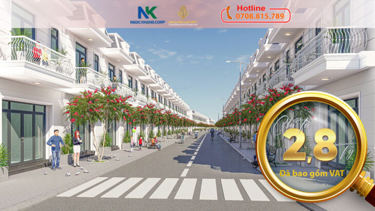 Gia Khải Luxury – Nhà phố đẳng cấp, cuộc sống thăng hoa tại Bến Cát
