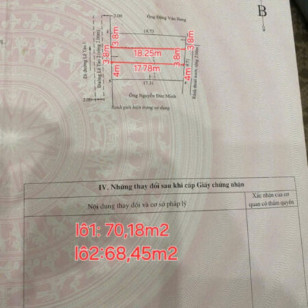 ĐẤT CHÍNH CHỦ – GIÁ TỐT – Vị Trí Đẹp Tại Đường Bạch Mã và Đường Lệ Tảo, Phường Nam Sơn, Quận Kiến ĐẤT CHÍNH CHỦ – GIÁ TỐT – Vị Trí Đẹp Tại Đường Bạch Mã và Đường Lệ Tảo, Phường Nam Sơn, Quận Kiến