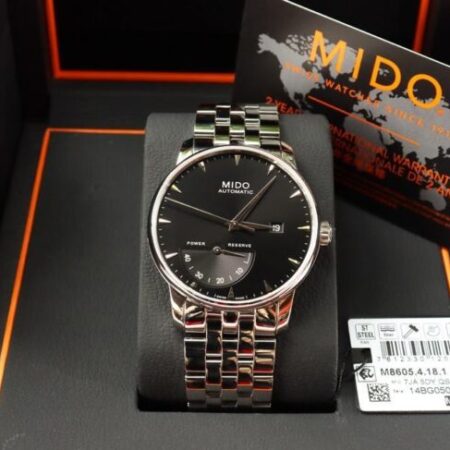 Mido Baroncelli Power Reserve M8605.4.18.1 – Automatic, Size 42mm – New 100% FullBox Mido Baroncelli Power Reserve M8605.4.18.1 – Automatic, Size 42mm – New 100% FullBox