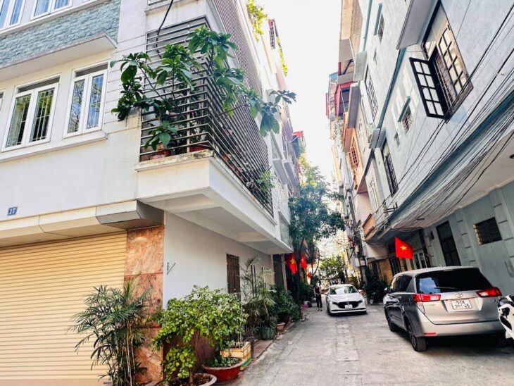 Nhà 46,8m², mặt tiền 4,5m, khu phân lô Bộ Công An Bùi Xương Trạch, giá 11,6 tỷ, ô tô đi quanh