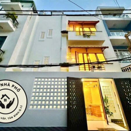 3 TẦNG, NGANG 9M, BÁN NHÀ 417/ LÊ VĂN THỌ, HẺM XE TẢI, P9 GÒ VẤP, GIÁ 5.X TỶ