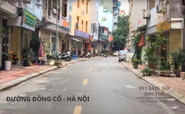 Mặt phố ĐỒNG CỔ – 55M nở hậu 9.5 TỶ – ô tô đỗ cửa.