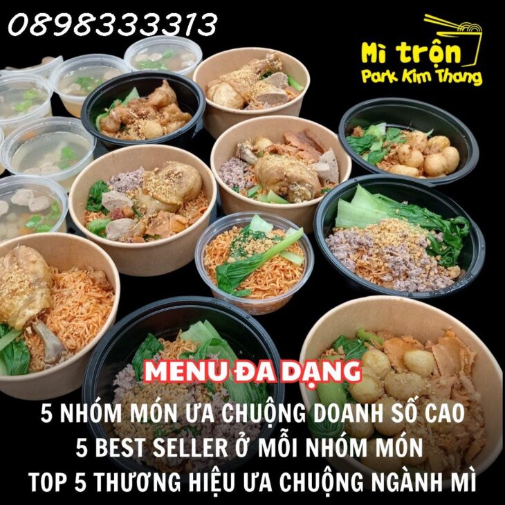 Sang quán, Nhượng Quyền Mì trộn Park Kim Thang Express – Gò Vấp, cơ hội kinh doanh trong tầm tay
