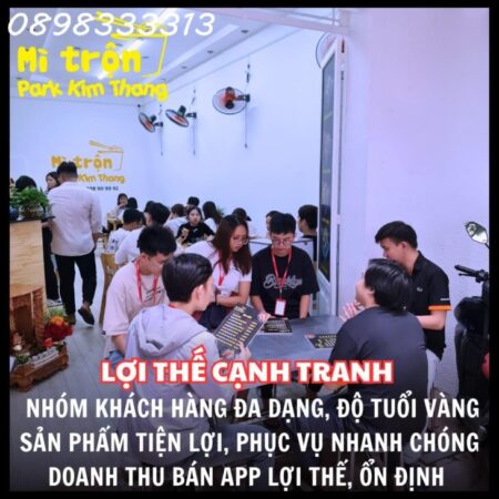 Sang quán, Nhượng Quyền Mì trộn Park Kim Thang Express – Gò Vấp, cơ hội kinh doanh trong tầm tay Sang quán, Nhượng Quyền Mì trộn Park Kim Thang Express – Gò Vấp, cơ hội kinh doanh trong tầm tay