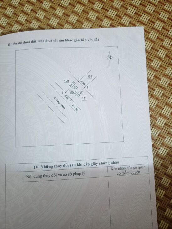 Bán 50m2 phân lô vỉa hè chân victoria văn phú 5m mặt tiền 14 tỷ có TL