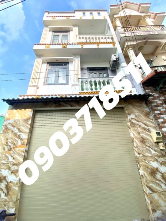 NHÀ 3 TẦNG THIẾT KẾ ĐẸP SANG TRỌNG – HẺM XE HƠI THÔNG – SÁT VÁCH HIỆP THÀNH CITY.