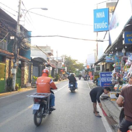 Bán lô đất 405m2 mặt tiền Thạnh Xuân 21 Quận 12 giá 15ty800 Tl