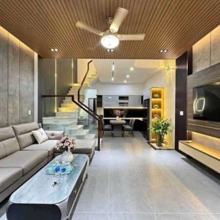 Bán nhà DƯƠNG QUẢNG HÀM – 45M2 – Ngõ thông – 50M ra phố – Oto qua nhà