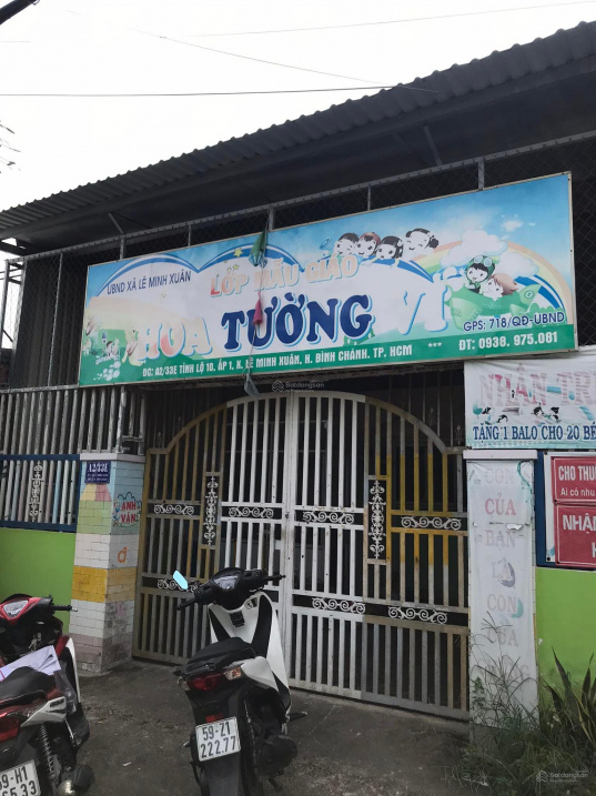 Cho thuê nhà đất MT đường Trần Văn Giàu xã Phạm Văn Hai. Bình Chánh 6.55 x50m, giá 14tr/tháng