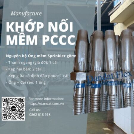 Khớp Nối Mềm PCCC| Dây mềm nối đầu phun sprinkler, Ống mềm kết nối đầu phun Sprinkler – Giải Pháp Khớp Nối Mềm PCCC| Dây mềm nối đầu phun sprinkler, Ống mềm kết nối đầu phun Sprinkler – Giải Pháp