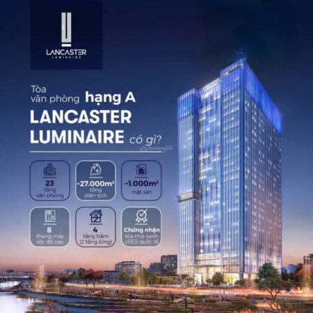 Cho thuê văn phòng hạng A tại Lancaster đường Láng – Đống Đa DT 500m2 sở hữu dịch vụ 5* đẳng cấp