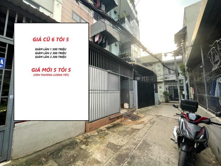 Bán nhà Phan Văn Trị – HXH – (4.7 x12)m -doanh thu 180 triệu năm