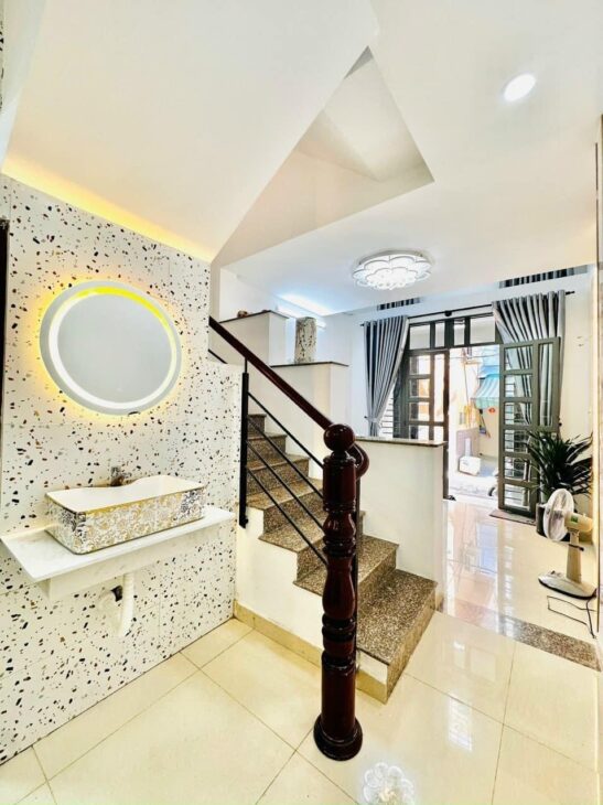 Bán nhà gấp BÌNH THẠNH, PHAN VĂN TRỊ, 5 phongfm 4 lầu, 6.25 tỷ/