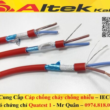 Cáp chống cháy chống nhiễu LSZH 2×1.5