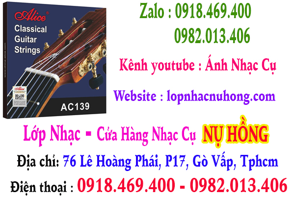 Địa điểm nơi chuyên thay dây đàn guitar tại gò vấp, sài gòn, tphcm