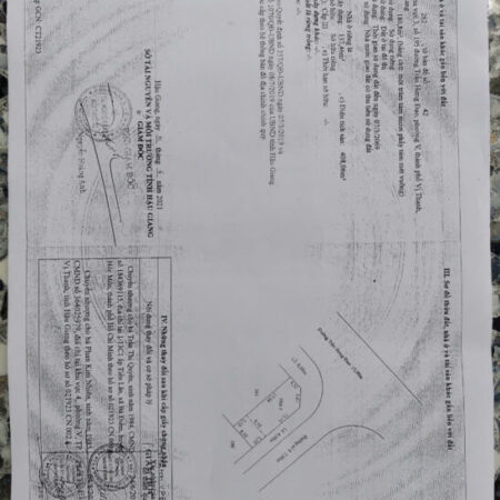 Bán Lô Đất 2 Mặt Tiền Giá 7,5 Tỷ Đường Tại Đường Trần Hưng Đạo,P 5,Vị Thanh,Hậu Giang