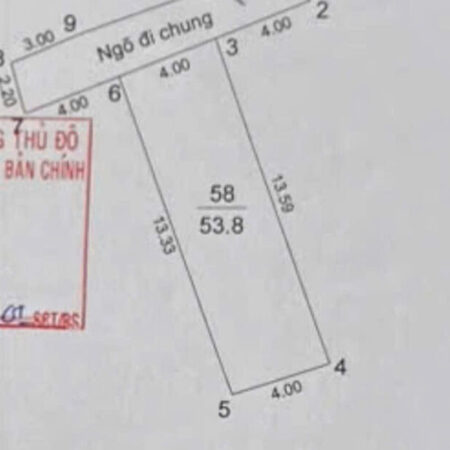 BÁN 53M2 MẶT TIỀN 4M PHÚ THƯỢNG TÂY HỒ HÀNG XÓM CIPUTRA GIÁ HƠN 7TỶ