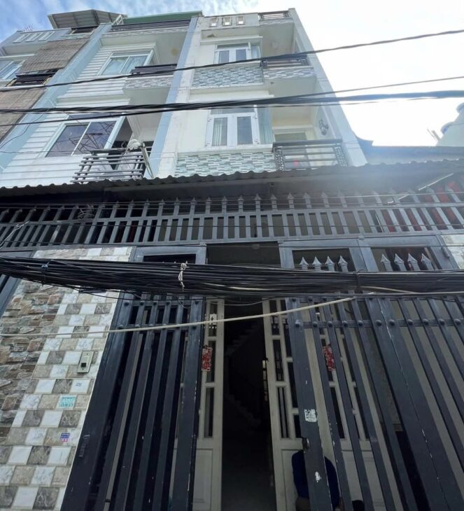 BÁN NHÀ 4 TẦNG, 63M2, HẺM Ô TÔ BÙI MINH TRỰC, QUẬN 8 – GIÁ 6.2 TỶ – SỔ HỒNG