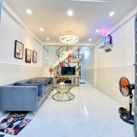 BÁN NHÀ ĐẸP 1 XẸC 2 TẦNG NGAY LÊ VĂN THỌ, P11 GÒ VẤP, GIÁ 3.X TỶ