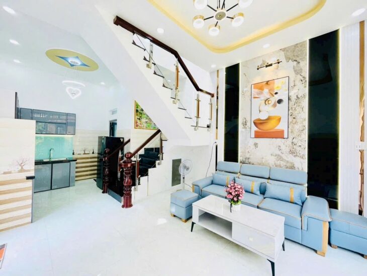 BÁN NHÀ MỚI HẺM XE TẢI, PHAN HUY ÍCH, P12 GÒ VẤP, NHỈNH 4 TỶ