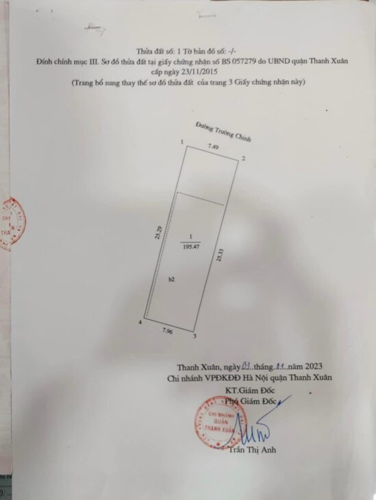 ĐẤT VÀNG MẶT PHỐ – MẶT TIỀN QUYỀN LỰC – THÔNG SỐ ĐẸP- 3 MẶT THOÁNG – PHÁP LÝ 1 CHỦ MUA BÁN NGAY