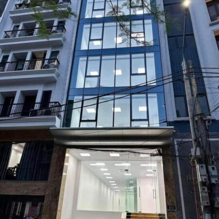 Cho thuê tòa nhà mặt phố Hồ Tùng Mậu, 75m2x 8 tầng, thông sàn, kinh doanh đỉnh