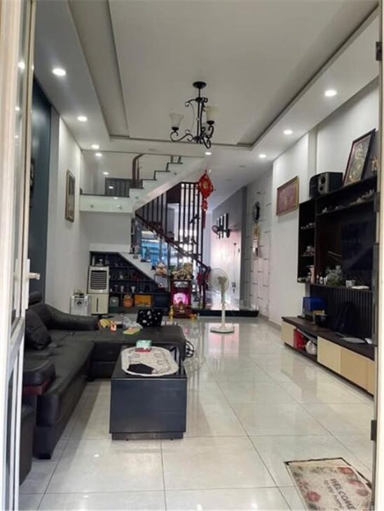 ???????? Nhà 3 Tầng Mặt Tiền Bờ Kênh THẠNH XUÂN 24, Q12, dt 155m2 (5,5mx28m) Giá Tốt 6,xtỷ