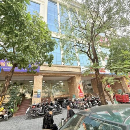 TÒA VĂN PHÒNG-Mặt phố Trần Vỹ (Lê Đức Thọ) 136m2/ 9T Thang máy, MT 6.5m – 78 Tỷ TÒA VĂN PHÒNG-Mặt phố Trần Vỹ (Lê Đức Thọ) 136m2/ 9T Thang máy, MT 6.5m – 78 Tỷ