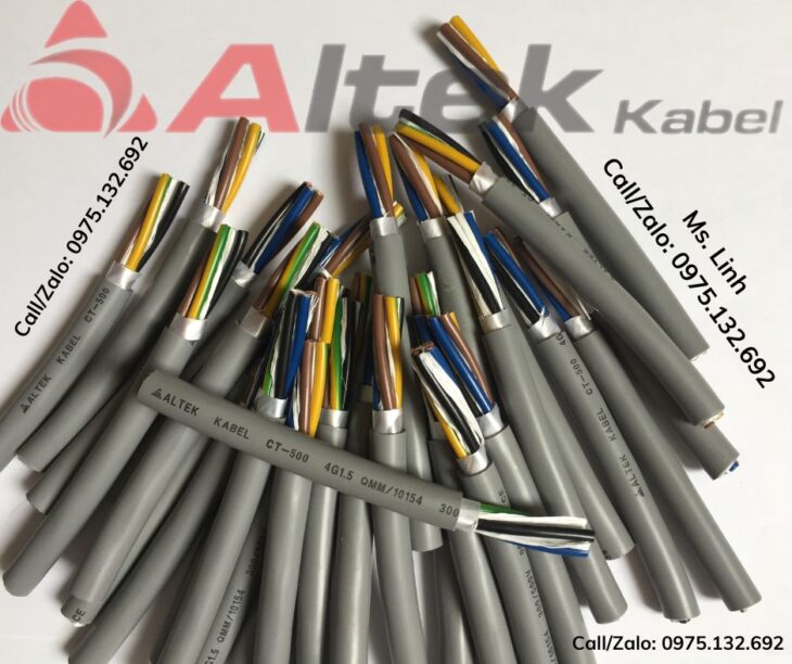 Cáp điều khiển CT-500 4×1.5mm2 Altek Kabel