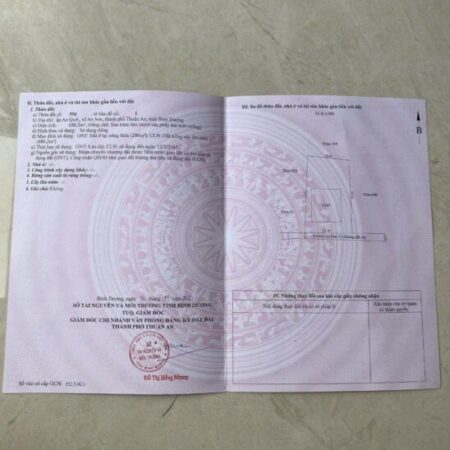 Bán đất An Sơn 32, Thuận An – 686m², thổ cư 200m², cách Vành Đai 3 chỉ 500m