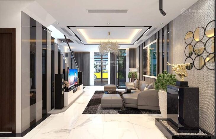 Cần bán nhà liền kề Phú Thượng, Tây Hồ, Võ Chí Công 120 m2, MT 6 m, 5 tầng ô tô tránh, full NT