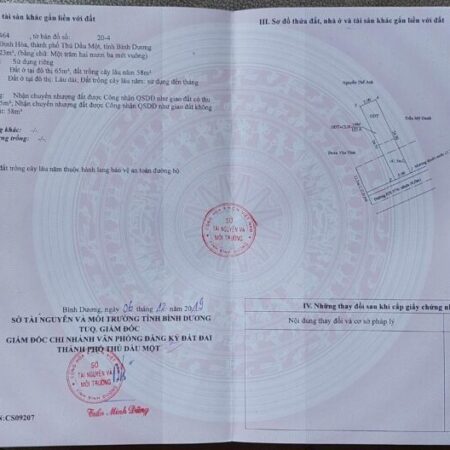 Đất DX076 Định Hòa – 5×24,5m, Thổ Cư 65m² – Vị Trí Tiềm Năng Gần TP Mới