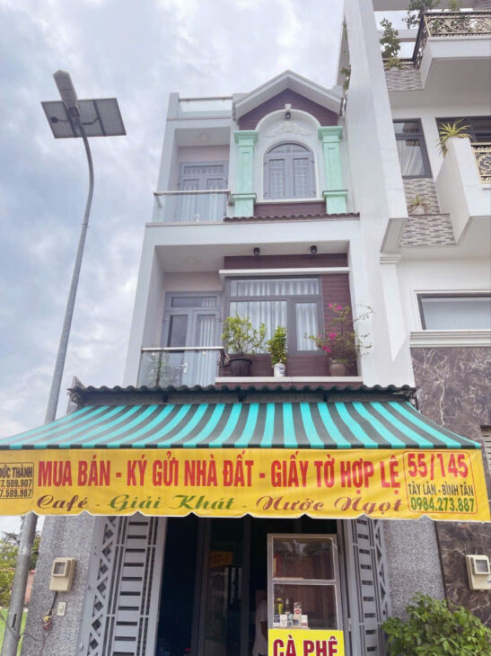 Bán nhà 3 tầng, 60m², 3PN, 3WC, Tây Lân, Tân Tạo, Bình Tân – 3.5 tỷ