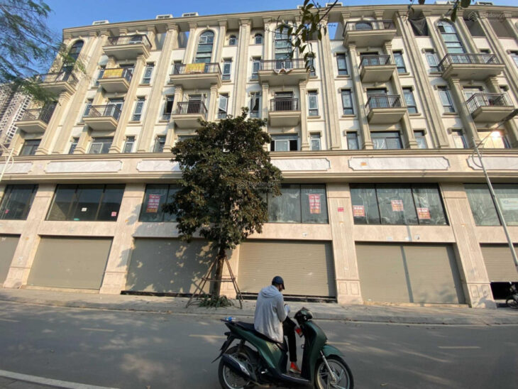Cho thuê shophouse tại Him Lam Vạn Phúc Hà Đông đã hoàn thiện nội thất DT 182m2*6 tầng có thang máy