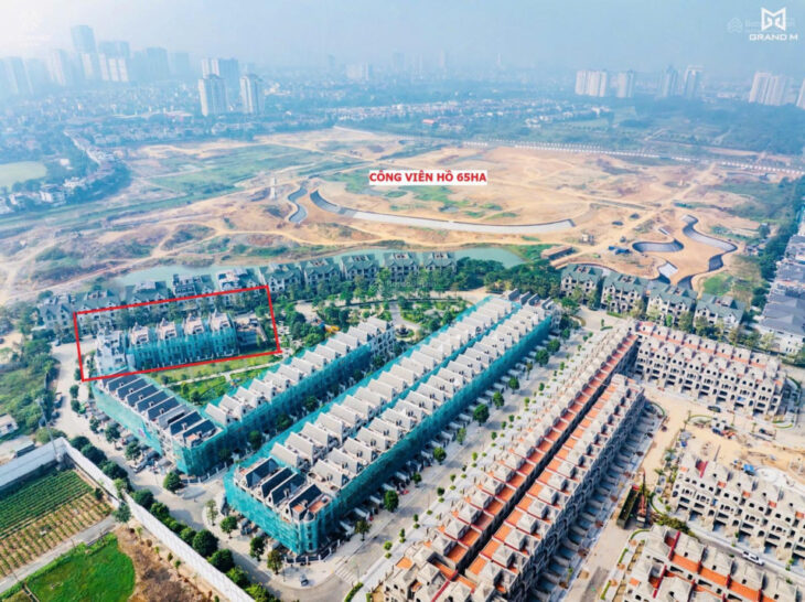 Lô đơn lập Ciputra 2 mặt tiền, cạnh công viên, có hầm, nhận nhà sổ đỏ luôn trực tiếp CĐT 0985680788