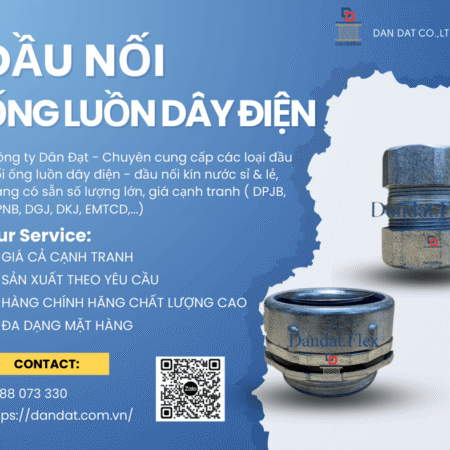 Đầu nối ống luồn dây điện, Phụ kiện ống luồn dây điện, Ống luồn dây điện bọc nhựa bọc lưới inox