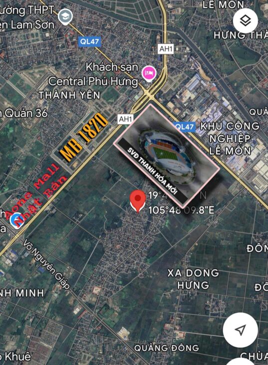 BÁN ĐẤT SIÊU RỘNG TẠI TP THANH HÓA