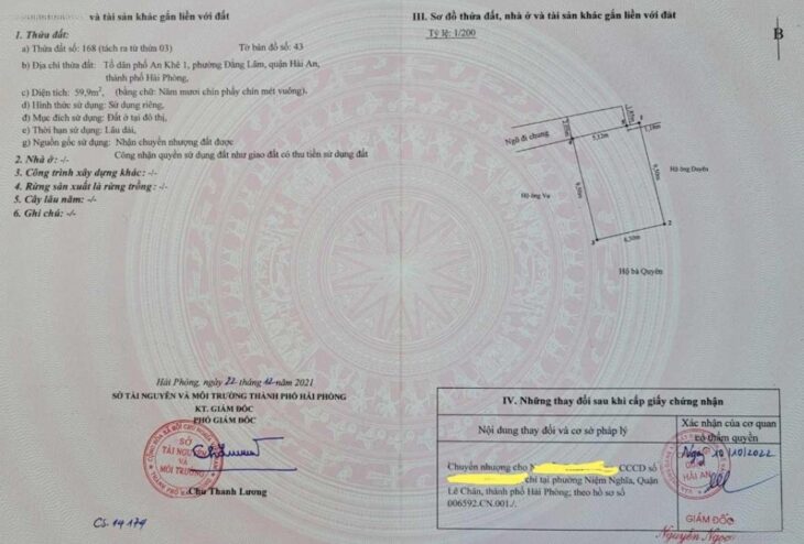 Bán nhà ngõ 369 Văn Cao, 60m 4 tầng ô.tô vào nhà – Giá 6.2 tỉ