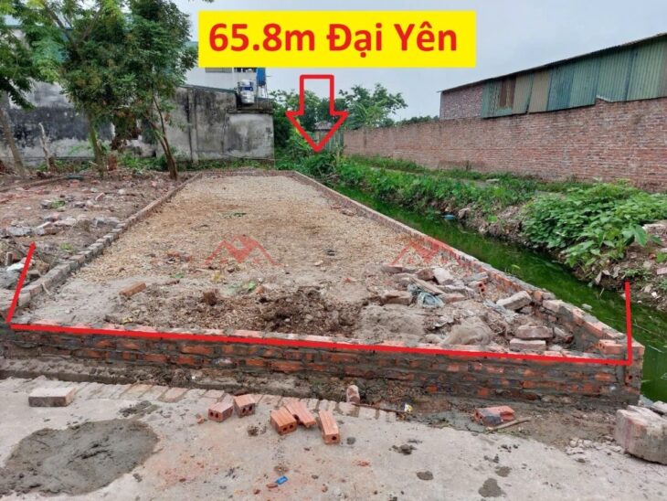 GIÁ 1,760 TỶ ĐẤT ĐẠI YÊN-CHƯƠNG MỸ D/T:65,8M